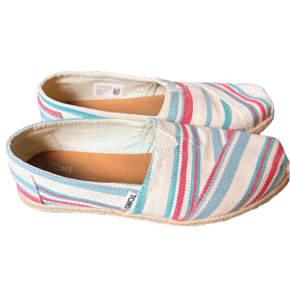 TOMS Alpargata Rope Women's Slip-on Espadrille Flats US 8.5 Y2K